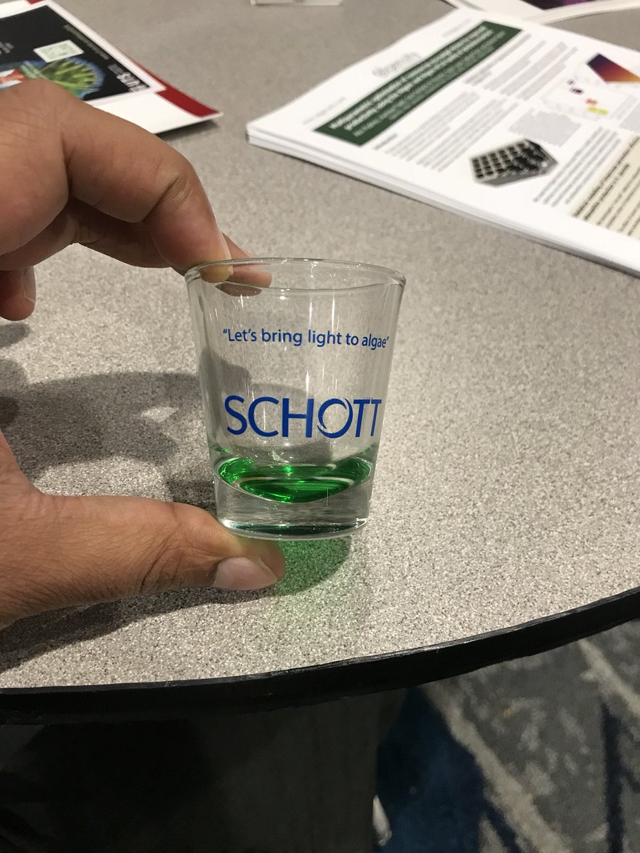 myates_uk's tweet image. This is genius. A “shot” glass from @SCHOTT_DE glass manufacturers for high performance #photobioreactors #algae2018