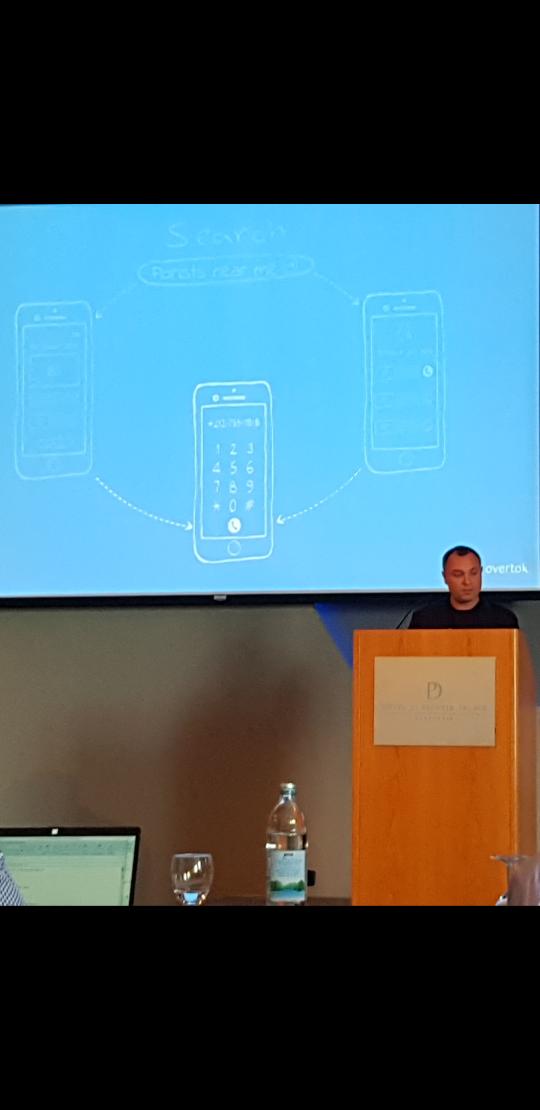OvertokInc's tweet photo. On @siinda stage with Guy Naor, CMO co founder at @OvertokInc. Thanks for connecting with us today at the Siinda local search summit in Dubrovnik, Croatia. 
#localsearchsummit #Siinda #yellowpages #europe #conference https://t.co/XOjYiOKK6L