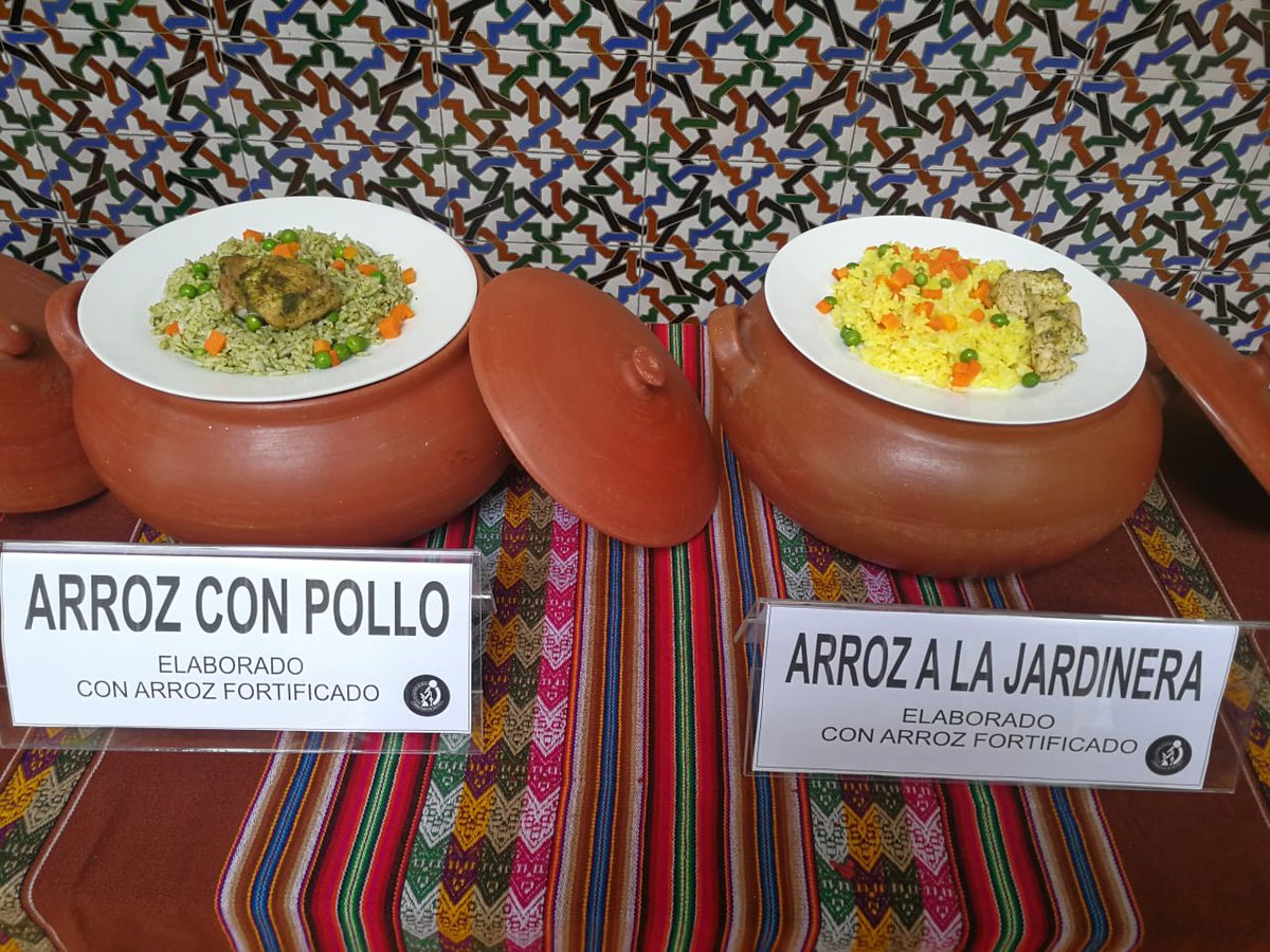 INS_Peru's tweet photo. #InsInforma: El Programa Mundial de Alimentos de las Naciones Unidas felicita al Perú por incorporar el #ArrozFortificado 🍚💪 en lucha contra la #anemia
► https://t.co/2X5QeFtYIn https://t.co/GE3X7AktU5