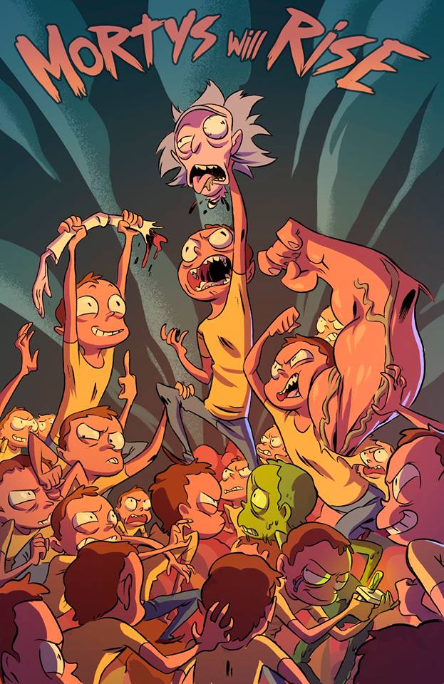 "Same as always... Mortys killing ricks"
I confess it guys, I'm totally hooked on this series right now and one of my fantasies would be do a cover or a chapter of BOOM! Studios rick and Morty's comics.
Rick and Morty

#rickandmorty 
#mortys
