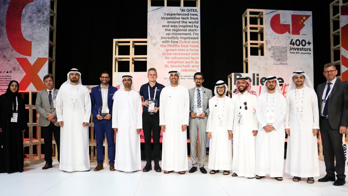 expandnorthstar's tweet photo. Congratulations to the winners of the @MBRSpaceCentre Innovation Challenge!
3rd place - BRAQ Aerospace
2nd place - @CemvitaFactory
1st place - Equatorial Space Industries
Congratulations to all our winners! #GITEXFutureStars #MBRSCAwards https://t.co/vn81R63gfk