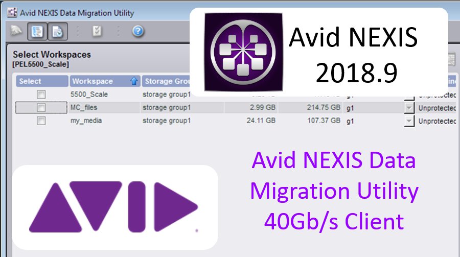 Avid #NEXIS | FS 2018.9 available now! Data Migration Utility, 40Gbps Ethernet Client and more. Click here bit.ly/Avid-NEXIS-docs for the ReadMe and documentation. <a href="/Avid/">Avid</a> #Avid #PostProduction #collaboration  #SharedStorage