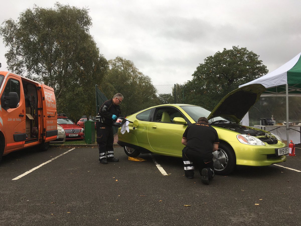alexgrantuk's tweet photo. Brimmed and liveried. Ready to roll. #mpgm18 https://t.co/t8gJnUG9Uf