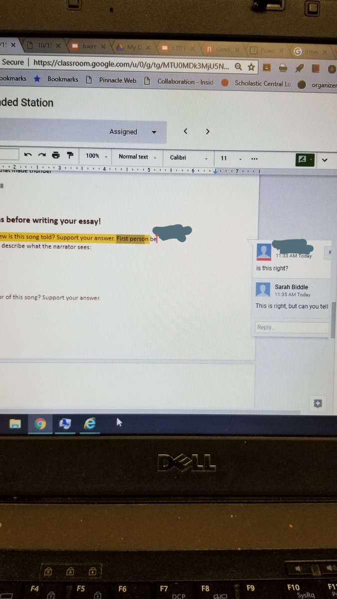 MrsBiddle's tweet image. Tried immediate feedback in stations today &amp;amp; I&apos;m in 😍 @MrsR_MSMU  Thanks to @Catlin_Tucker for the clarification on how to make it work! #fcpsela #FCPSVanguard