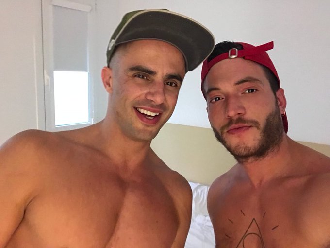 Had an amazing shoot with this stud @Summers_Diego for @fuckermate_com @fuckermateBTS #gayporn #comingsoon