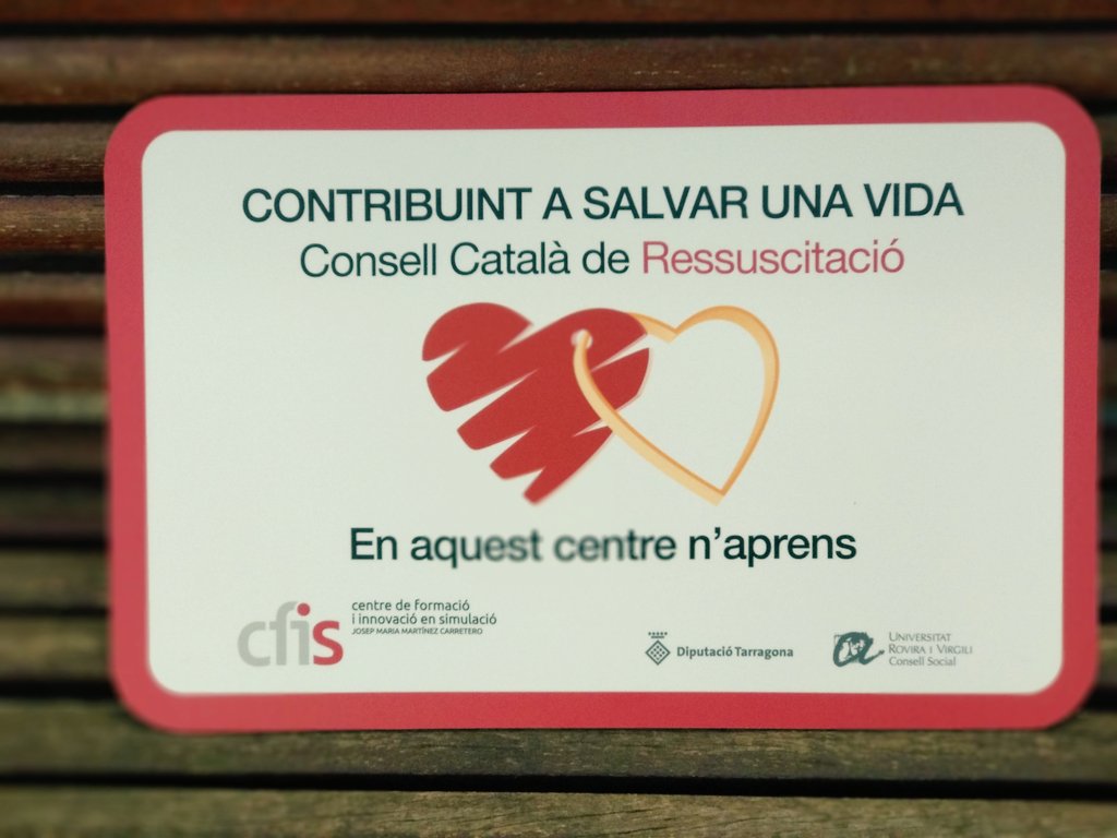 Escola_Alberich's tweet photo. Avui #16octubre, amb motiu del #DiaMundialdeAturadaCardiaca, a la jornada del #CFISJMMC hem rebut el reconeixement com a centre format en #Ressusitació #WorldRestartAHeartDay @simulacioURV @universitatURV @Dipta_cat amb els docents @baresito83MBA i @mireia_psico https://t.co/SjllcjqkdT