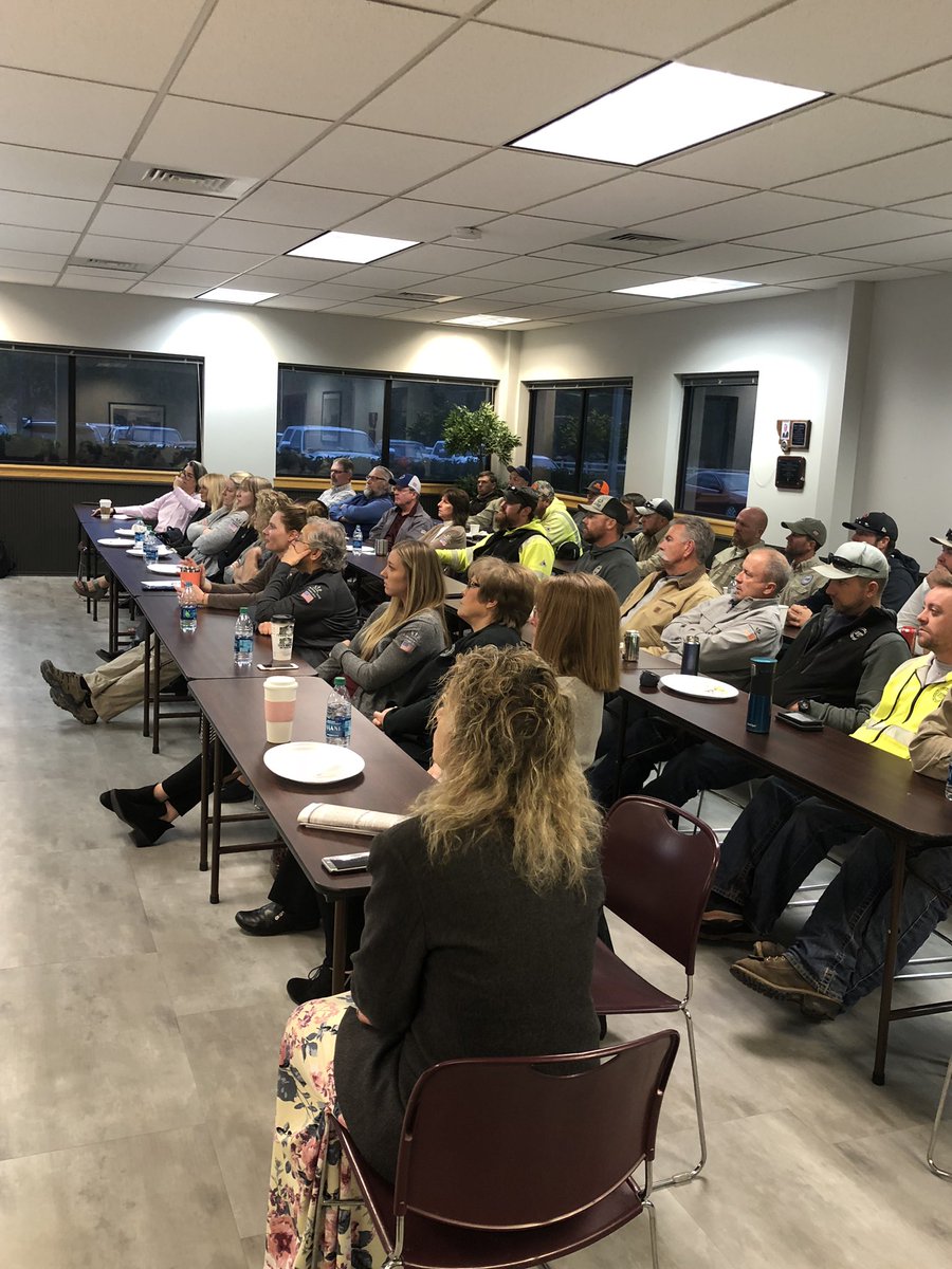 WittmanBrandon's tweet photo. All Employee Meeting Today. Love My Team! #yvec #teamwork https://t.co/75bSwDA18z