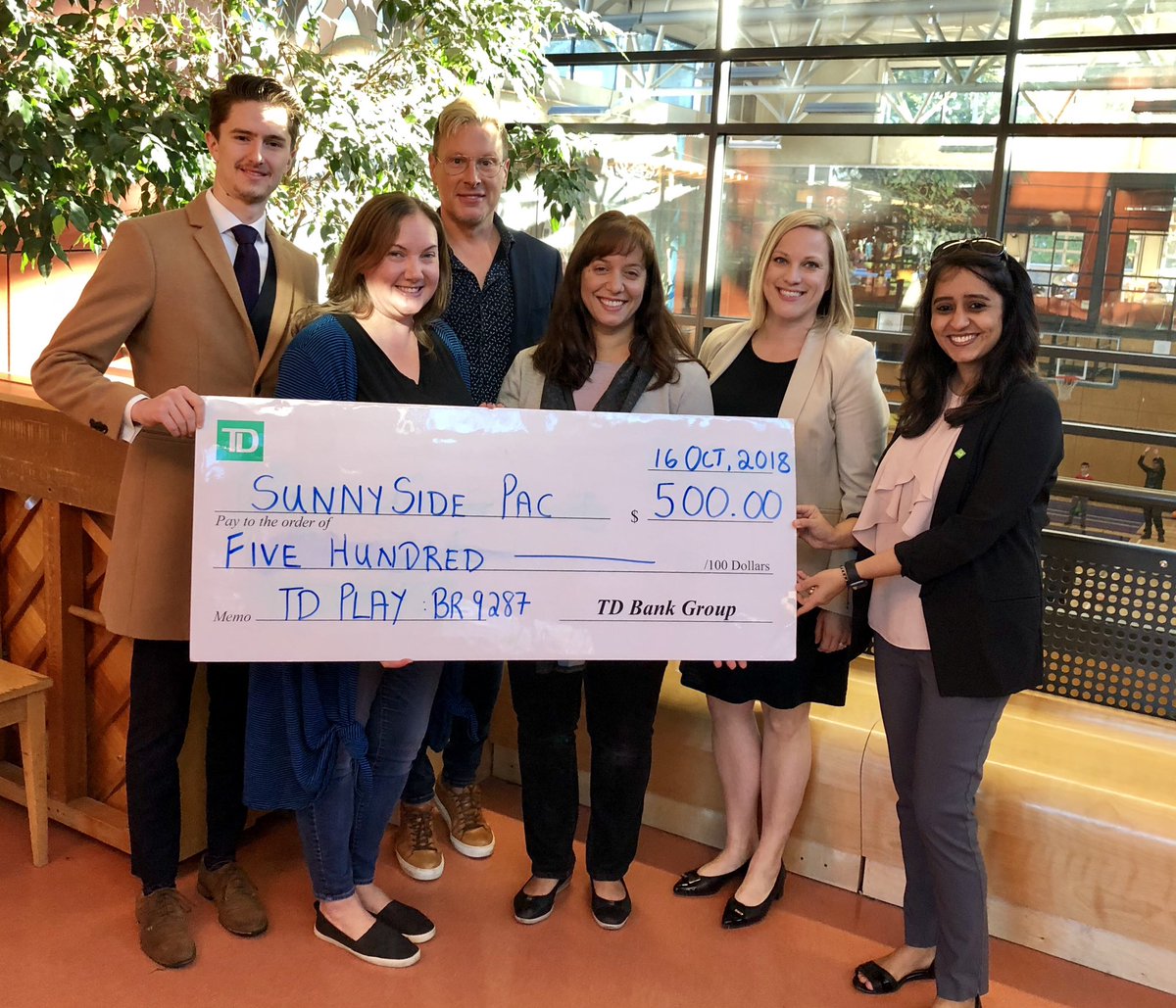 TD 152nd &amp; King George is proud to support Sunnyside Elementary school with their new playground and a Gaga ball area #TD Play# giving back to our community# kids love to play <a href="/harmancheema_TD/">Harman cheema</a> @GurjivChahil_TD @MauroManzi_TD <a href="/GillGill3/">sonia gill</a>