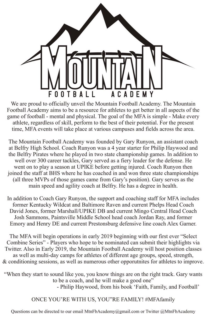 Mountain Football Academy tweet media