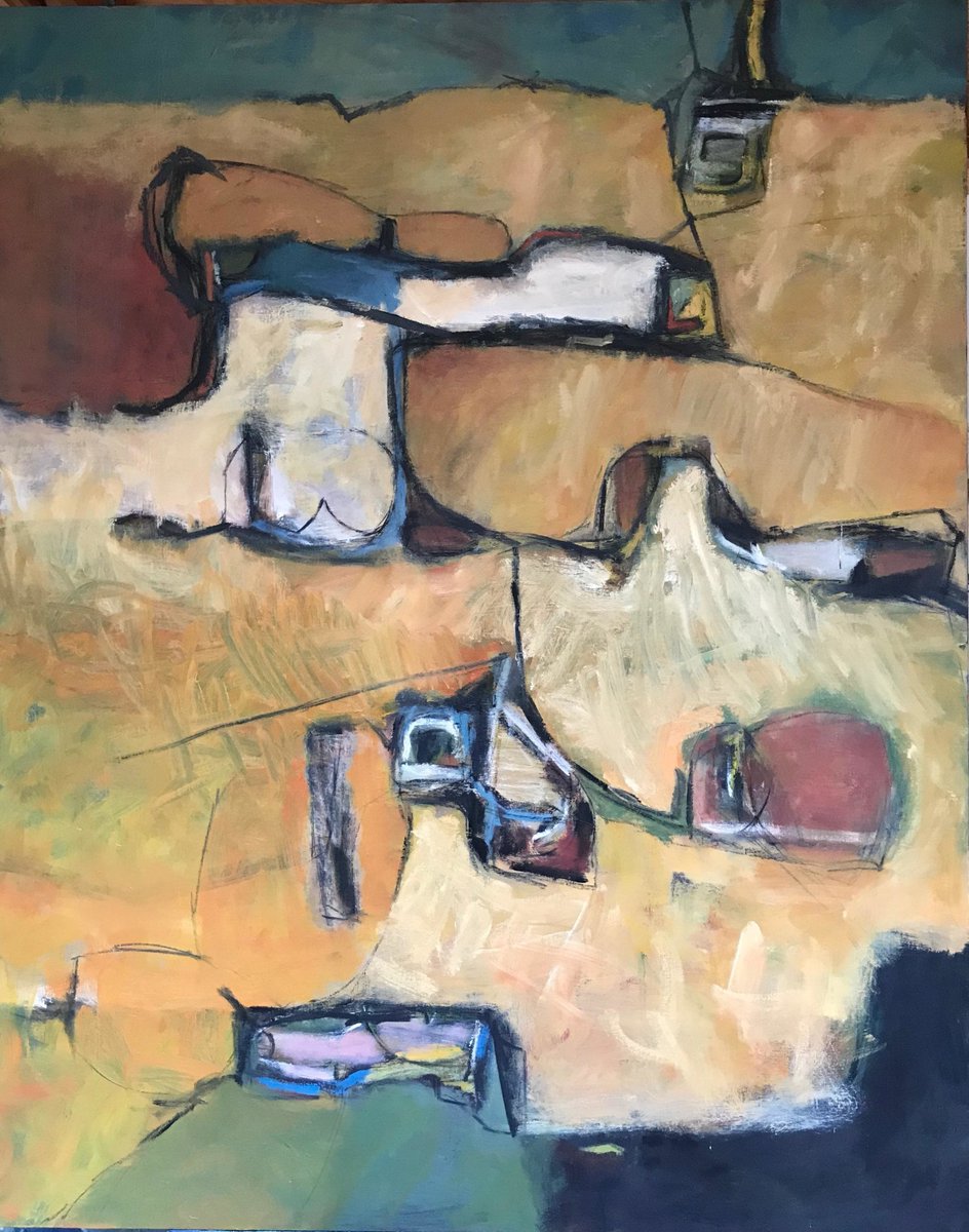 John_Illsley's tweet photo. 'Puglia' - painted this year reflecting on time spent in southern Italy last year one of a series 3. All other artworks, and prints are available through my website. 
https://t.co/w8fmja2qFx

#art #artist #abstract https://t.co/3ISkKIedok