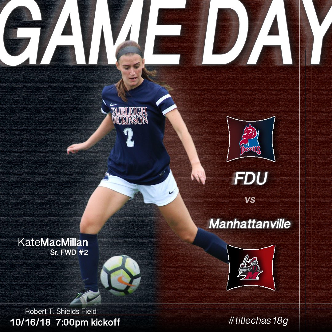 Take a study break and come see tonight’s conference match against <a href="/MvilleWsoc/">Mville Womens Soccer</a>! Kickoff at 7pm on Shields Field! #godevils #devilspride #titlechas18g🏆 #heatsrising