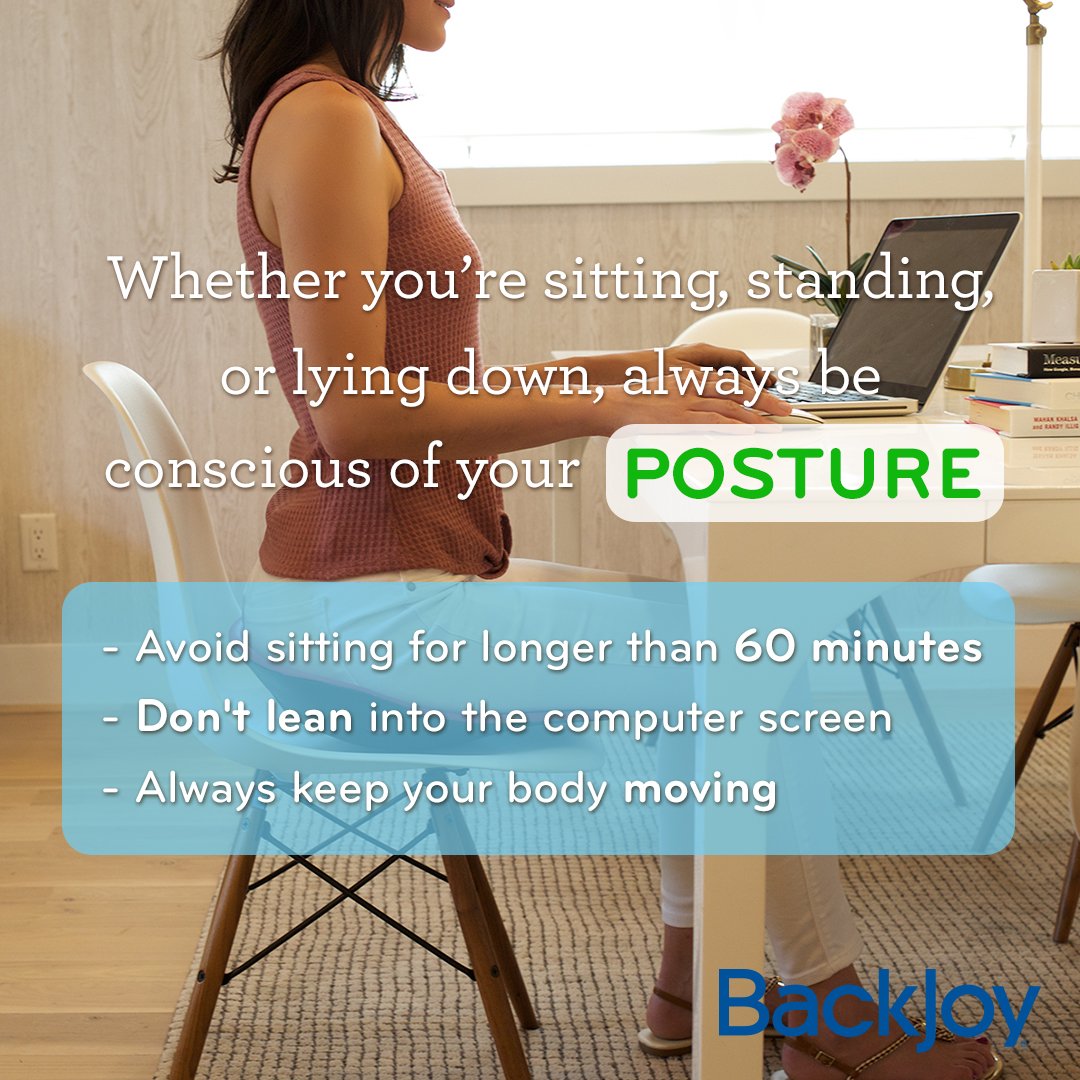 Consciously improve your posture #loveyourspine #postureawareness #backjoyworld #lowerbackpain