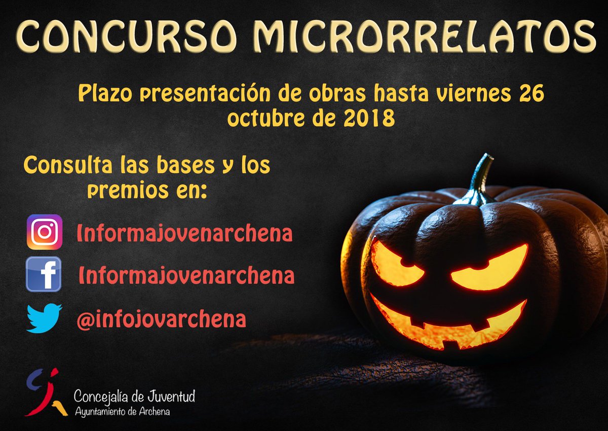 Concurso Microrrelatos Halloween Archena 2018