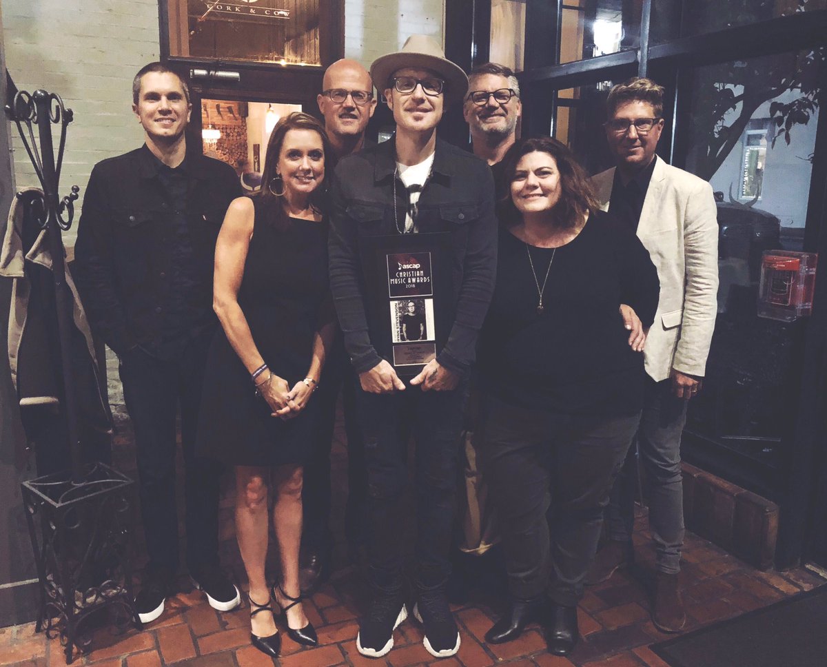 Loved our team celebration last night at the <a href="/ASCAP/">ASCAP</a> Christian Music Awards with <a href="/ryansmusic/">Ryan Stevenson</a> &amp; <a href="/firstcompanymgt/">First Company Mgt</a>!