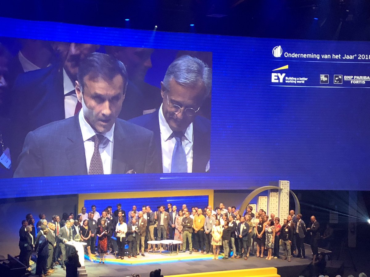 #ovhj2018 Ardo calls their people on stage. Wat een prachtig gebaar en beeld.