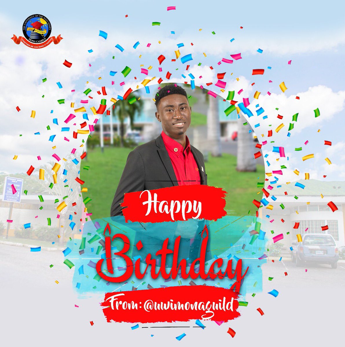 UWIMonaGuild's tweet photo. Its Mr VP’s Birthday. The man in-charge of Properties and Special Initiatives celebrates his 24th birthday today and we wish him nothing but continued progress and success. 
#iRepMyGuild #GuildBirthday https://t.co/9mTA61XeSU
