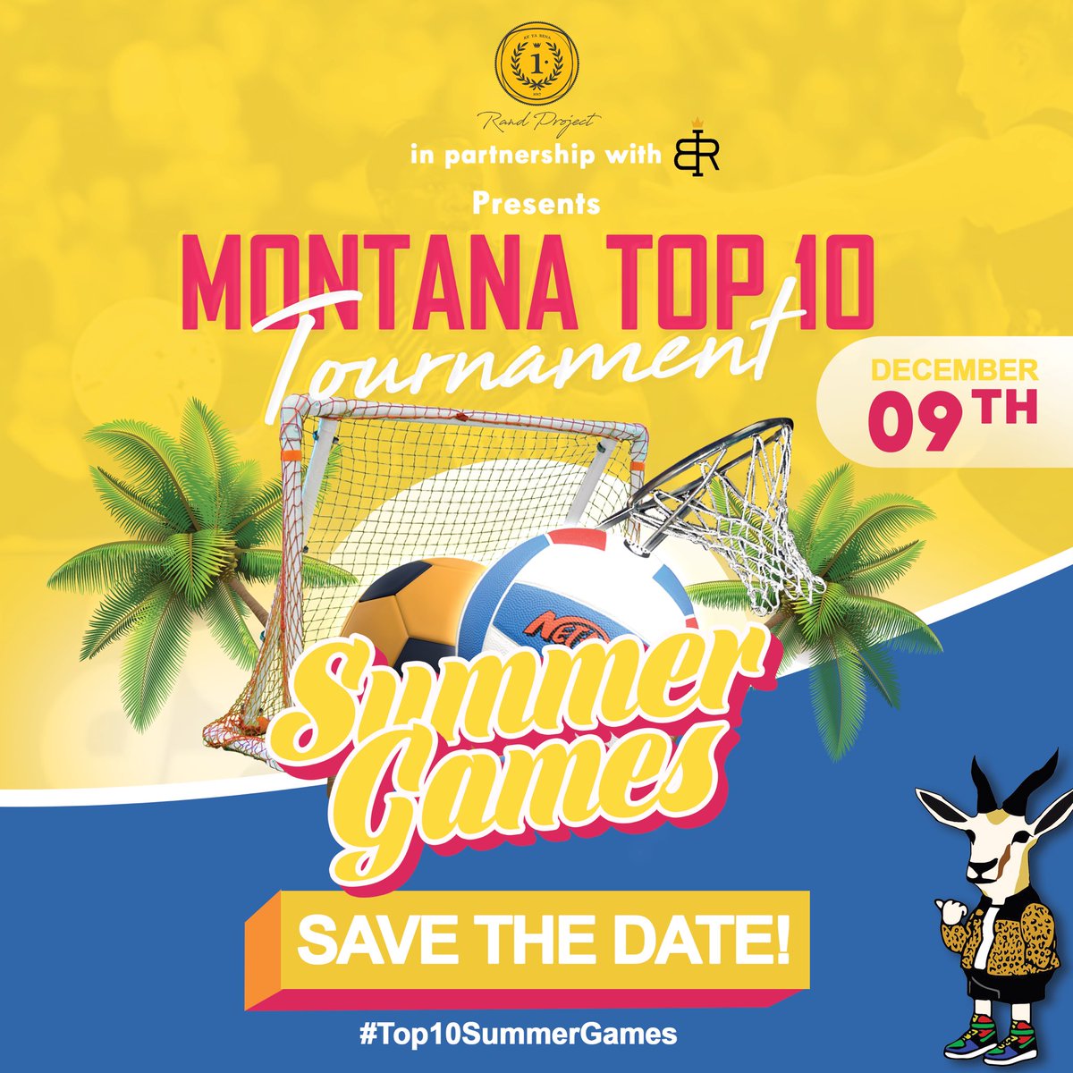 OneRandProject's tweet photo. Montana Top 10 Football & Netball Tournament returns with DA HEAT ππ₯ with #Top10SummerGames
GATHER YOUR TEAM.
CALL YOUR GANG.
SAVE THE DATE π 09.12 ππ΄π
#OneRandProject #BrilliantRecreations #Top10SummerGames https://t.co/7eXKgfObVI