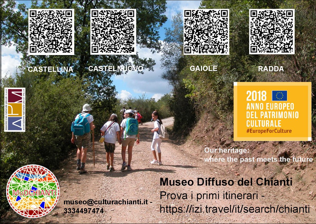 ABBIAMO BISOGNO DI VOI ! Sabato e domenica prossimi provate i nuovi itinerari e poi scriveteci per farci sapere ! museo@culturachianti.it <a href="/apmusei/">APMusei</a> <a href="/marziocresci/">marzio cresci</a> <a href="/ArcheoRadda/">ParcoPoggioLaCroce</a> @MuseoBora <a href="/simo_pirredda/">Simonetta Pirredda</a> @_MiBAC <a href="/regionetoscana/">Regione Toscana</a> <a href="/museomuro/">Museo Diffuso di Borgo Terra</a>