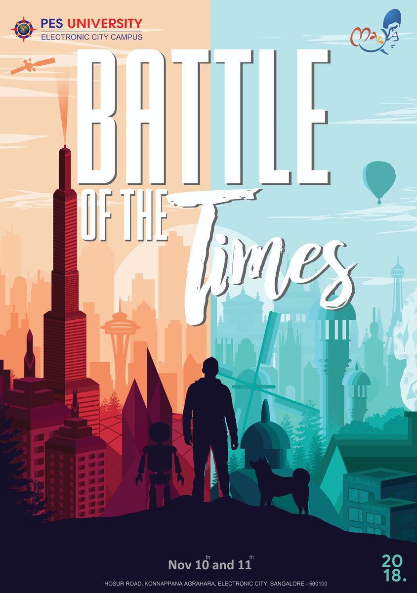 maayapesu's tweet photo. Introducing the theme of Maaya 2018
"Battle of the Times"

Who will come to fame in a game between the futuristic and vintage, find out on November 10th and 11th. https://t.co/AnhKNvFLZA