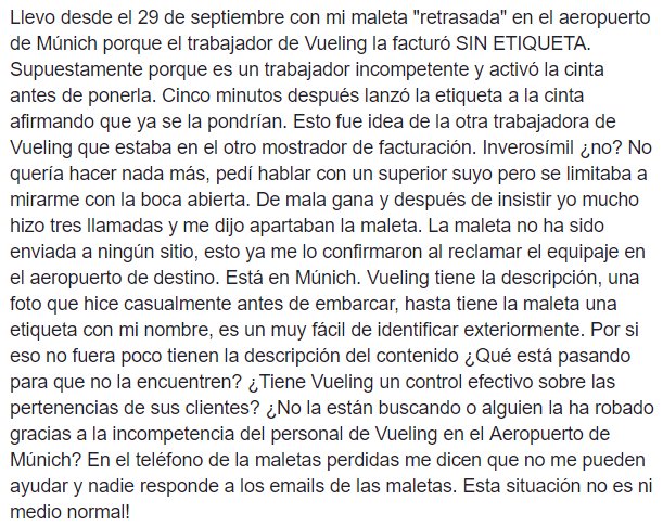 ¿Qué está pasando con #vueling en el Aeropuerto de Múnich? <a href="/vueling_victims/">Víctimas de vueling</a> <a href="/vueling/">Vueling Airlines</a> <a href="/MUC_Airport/">Munich Airport</a>