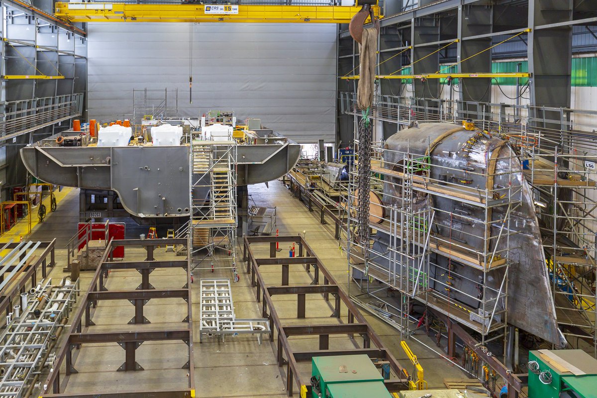 Seaspan's tweet photo. Curious to see how things are progressing on the third Offshore Fisheries Science Vessel? Have a look at our #progressGallery for the latest images of this 63 metre @CoastGuardCAN ship #builtforCanada https://t.co/RiXktN5apn