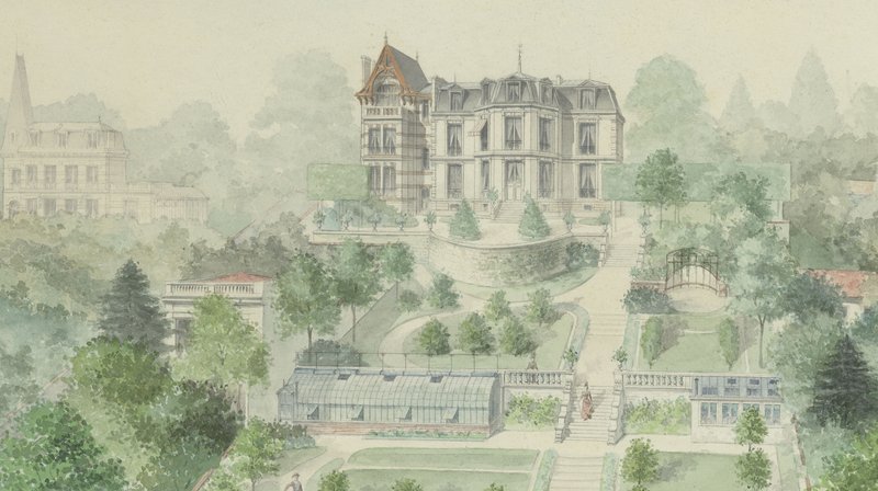 MuseeOrsay's tweet photo. "Villa des champs" ou la naissance d'un nouvel art de vivre au XIXe siècle :
nouvel accrochage de dessins d'architecture au musée d'Orsay.
>https://t.co/kXUCgxmgz9 https://t.co/RWQgvp3b36