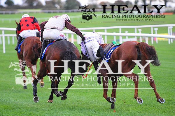 HANG ON HANG ON i'm coming is what <a href="/_Davy_Russel_/">Davy Russell</a>  shouted to <a href="/Markfishenright/">Mark Enright</a> who is HANGING on for dear life as the Champion Jockey gives him a helping hand after CAROLE ROSE made a bad mistake in the <a href="/Coral/">Coral</a> handicap steeplechase <a href="/punchestownrace/">Punchestown</a> see healyracing.ie