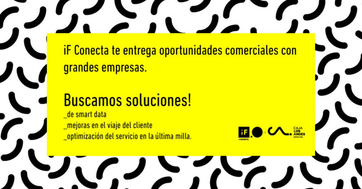 ¡Buscamos soluciones! Te damos la oportunidad de conectar tu negocio con grandes empresas. Únete al desafío #IFConecta.