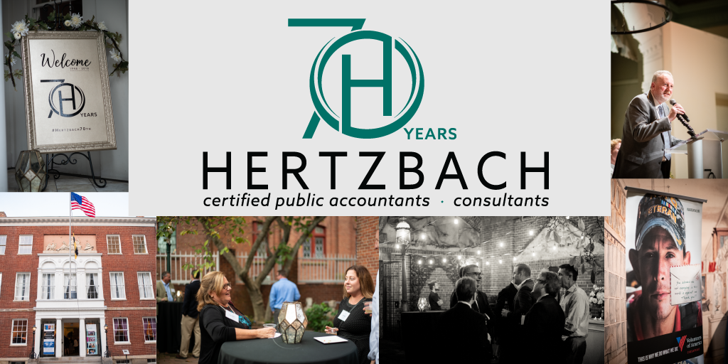 BDOAlliance's tweet photo. Congrats to @HertzbachCPAs on their 70th anniversary! They marked the milestone by hosting an event at @ThePeale Center for Baltimore History and Architecture with a silent auction to benefit the Center and Volunteers of America Chesapeake #MilestonesMatter https://t.co/5ppFL15rqV