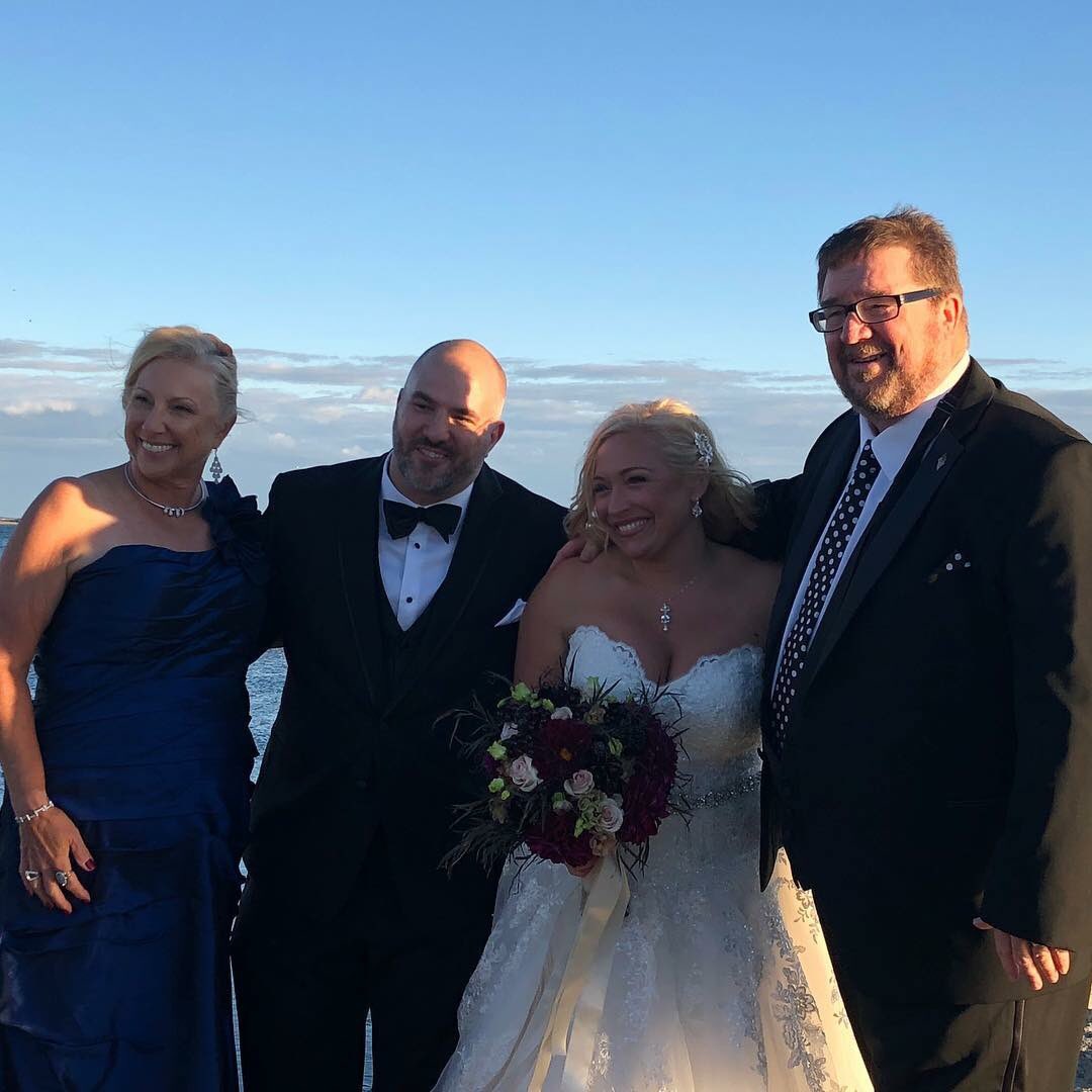 LaurenCrocker_'s tweet photo. Through rain, floods, sprained ankles and power outages- the sun came out and we became husband and wife. We were surrounded by love and we are both full of gratitude ❤️ 🐳🌊⛈☀️ @Michael_Stets #ReadyStetsGo https://t.co/DWk9Mew06r