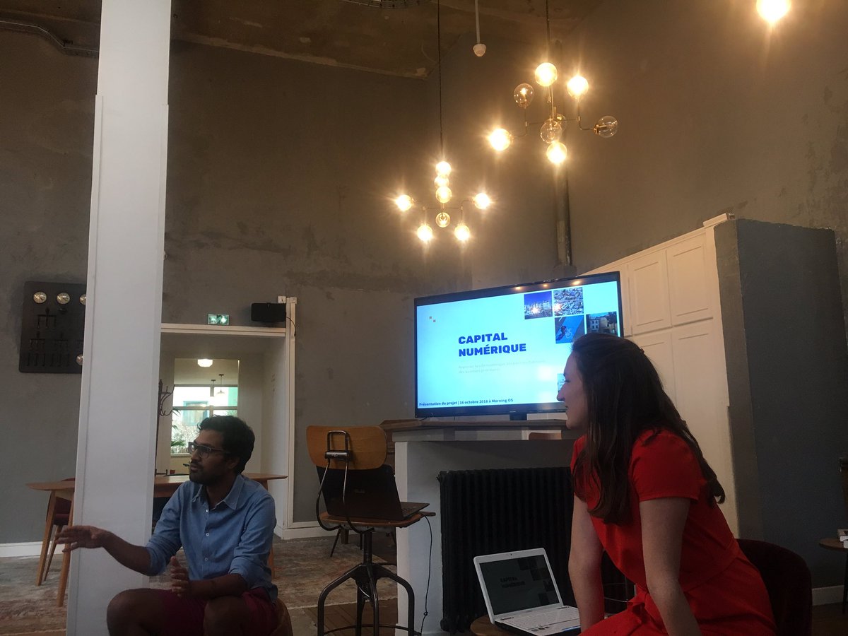 Ouishare_Fr's tweet photo. Ce soir @TaoufikV et Solène nous présentent à #MorningOs les premiers enseignements de l’étude #CapNum sur les pratiques #numériques dans les quartiers prioritaires de la ville. cc @LeLabOSC Stay tuned 🤟 https://t.co/QESpzdrdZK