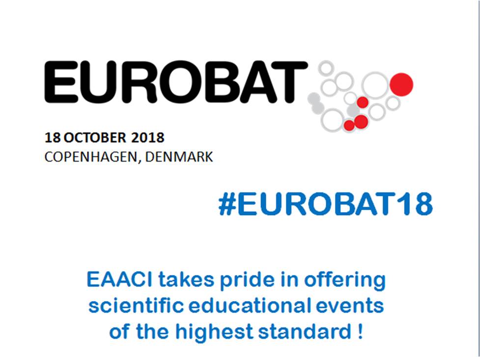 FlorinDanPopesc's tweet photo. To all interested in the #BasophilActivationTest: 10th #EuroBAT18 Meeting - European Consortium on Application of #FlowCytometry in #Allergy - 18.10.2018, #Copenhagen, held in conjunction w/ #FAAM2018 -Bernadette Eberlein & Hans Jürgen Hoffmann @hjh_Aarhus https://t.co/YF9Cp5xsve https://t.co/GRSQlxzkkA