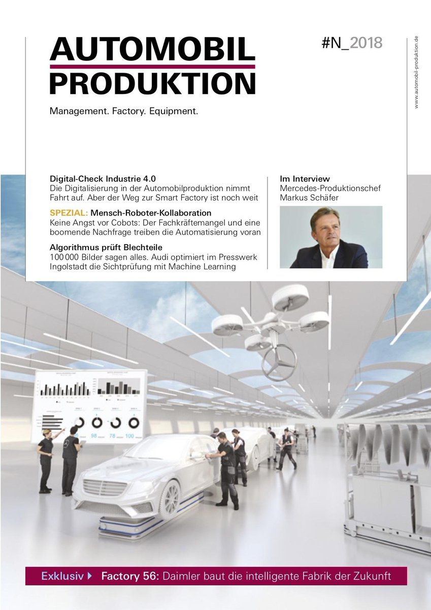 Alles über die #factory56 von #Daimler in der Startausgabe der neuen „Automobil Produktion“ bit.ly/2QOvl7u