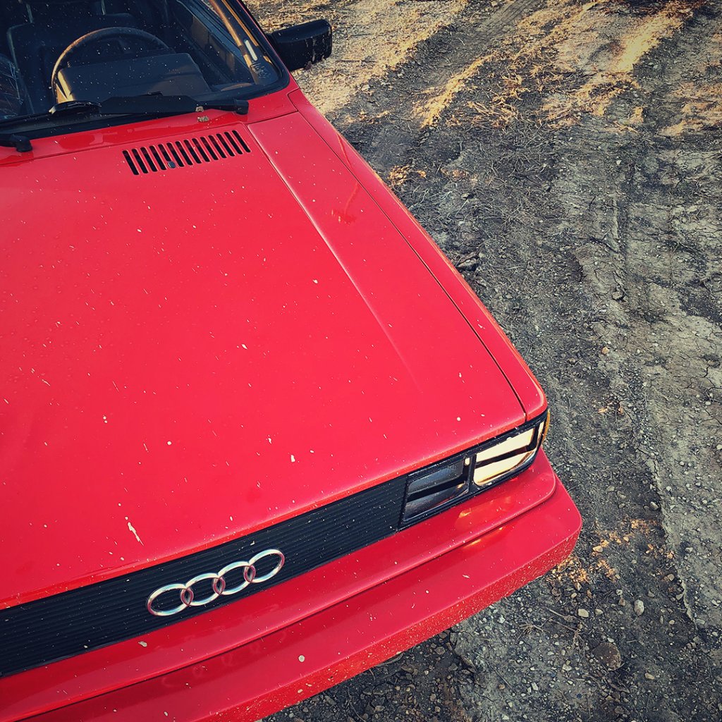 Leaving tread marks on history. #UrQuattro