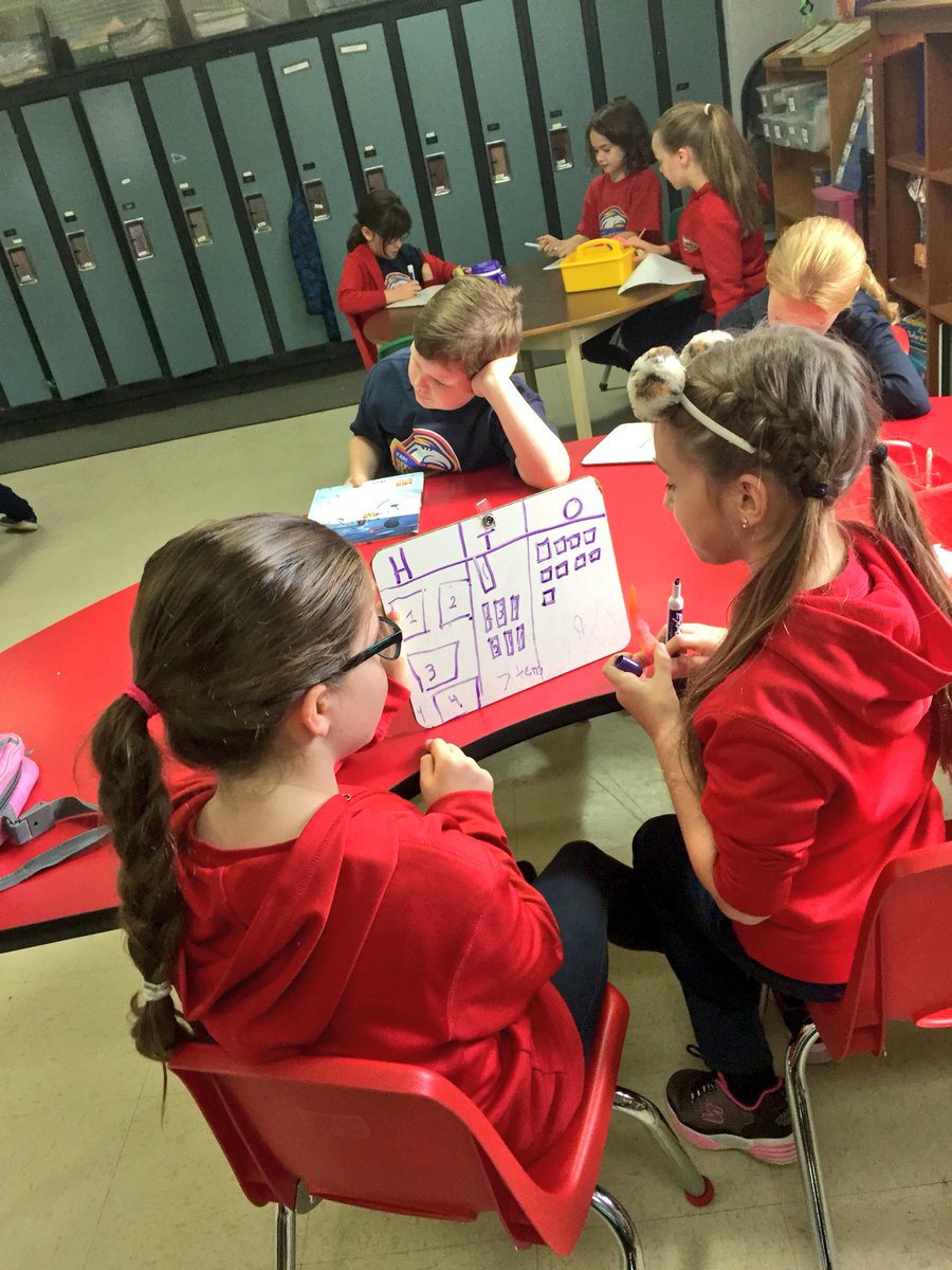 HilaryGoodridge's tweet photo. In math this week the Grade 3s began exploring place value with 3-digit numbers using Base Ten Blocks. We played the math game โSecret Numberโ with our buddies! #mathgames #numbersto1000 #placevalue #basetenblocks @StBonaventures https://t.co/noYR0NpLta