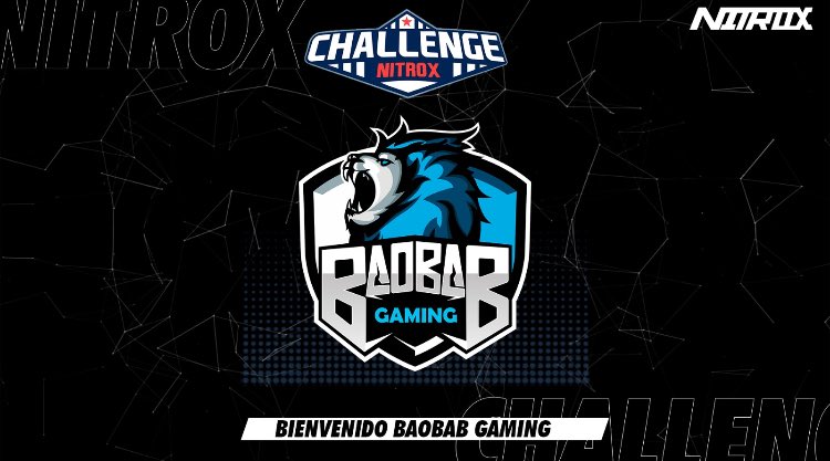 nitroxcom1's tweet photo. 🔺Presentamos al primer equipo del #NitroxChallenge 

¡Bienvenido @BaobabGaming !

¡Nuestros compañeros, los leones vienen para darlo todo🦁! https://t.co/MWrzLoQubD