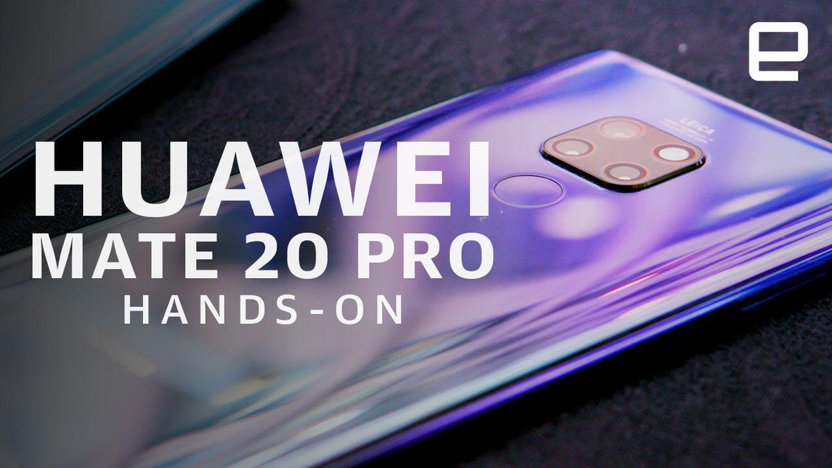 Huawei's Mate 20 Pro can wirelessly charge other phones: engt.co/2yFMRDN https://t.co/XiHnLzXCOI
