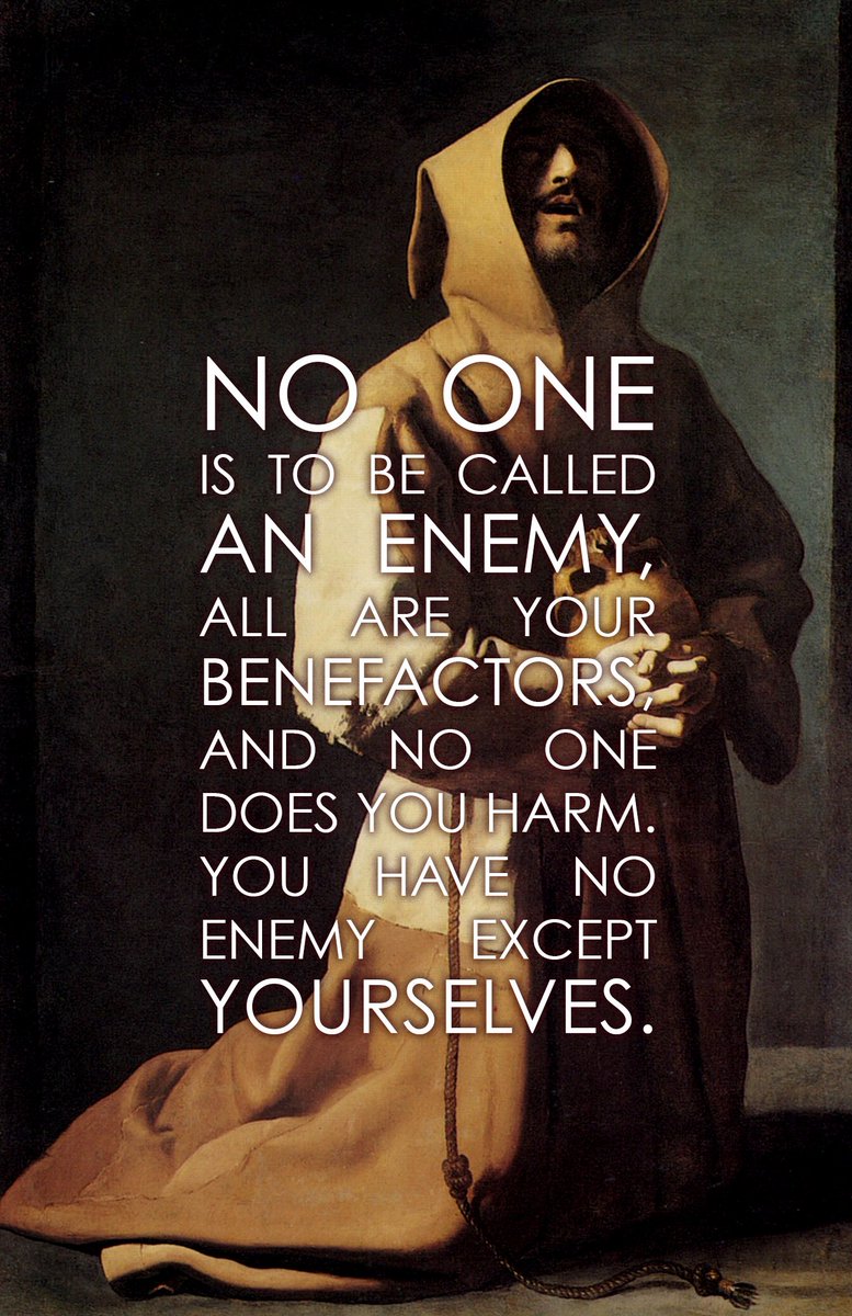 No one is to be called an #Enemy, all are your benefactors, and no one does you harm. You have no enemy except yourselves. #PrayForTheChurch #NationalBossDay #TuesdayMotivation #تقول_لمن_شكرا #Amore