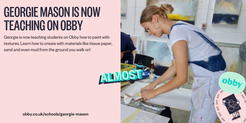 Welcome <a href="/GeorgieMasonArt/">Georgie Mason</a> to Obby! 👋