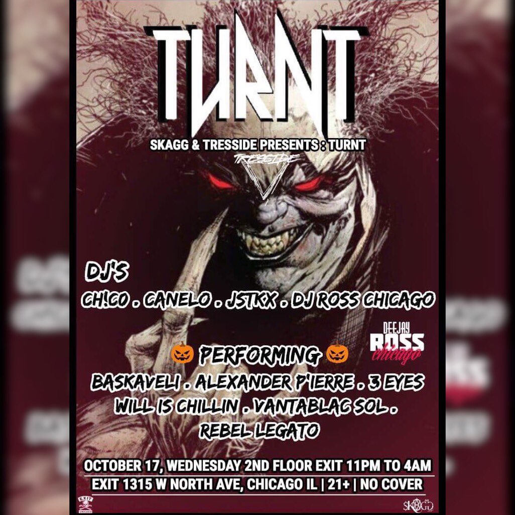 VantablacSOL's tweet image. Ladies &amp;amp; Gentlemen. Leave the whack energy @ the crib. Don’t Come secretly record us and dip. Say hi. Have a drink. We’d love to not talk about Kanye.

Free Show Tomorrow at EXIT on North Ave with 
@baSkaveliii 
@Will_is_Chillin 
@RebelLegato