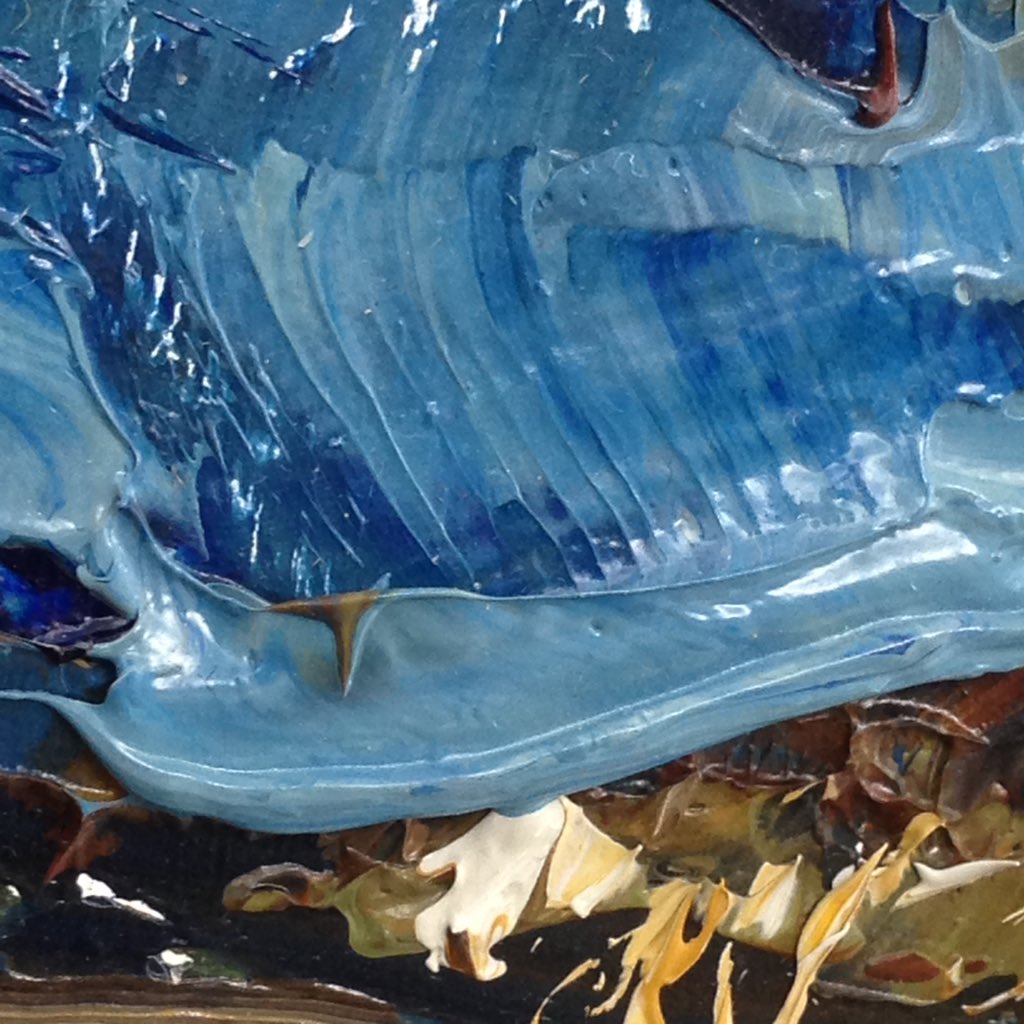 twitaro's tweet photo. Used up 500ml if titanium white in a couple weeks #knifepainting https://t.co/8JVOq6cZ0R