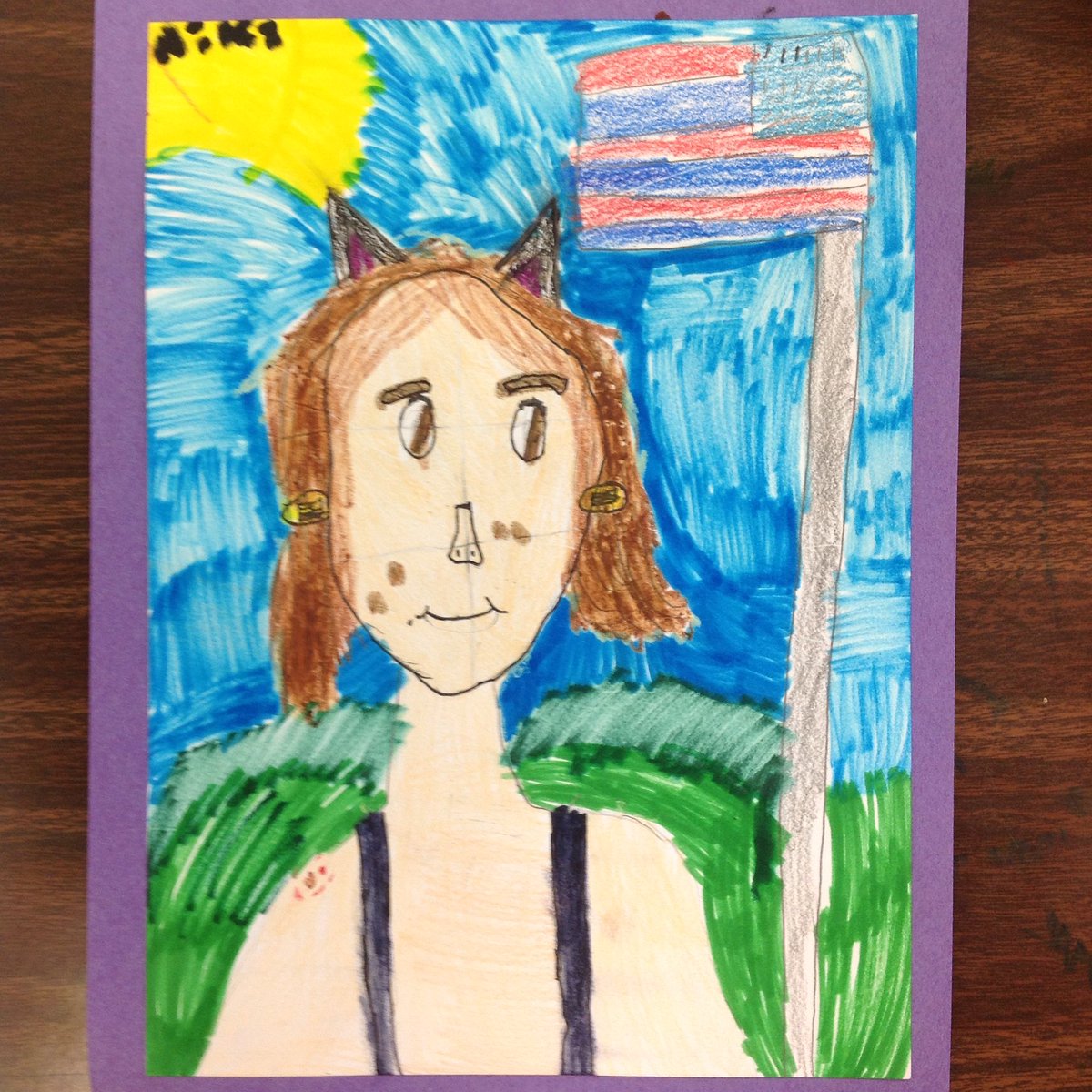 CubRunArt's tweet photo. Third grade is finishing up their cultural heritage self portraits. We have so many great family histories in our room! https://t.co/ZAK1Ty4Rnk