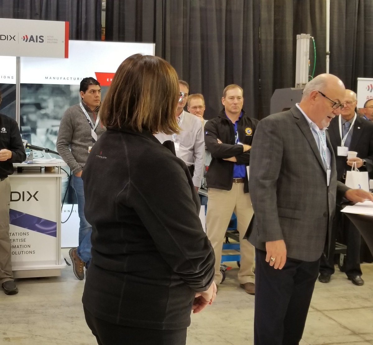 AISTechGroup's tweet photo. Thank you @mayormcnamara @LWillson_82 and @TownofLakeshore Mayor Tom Bain for joining us at our BiAnnual OpenHouse ! #InnovationWay #Greatturnout https://t.co/8XqmxQ0vkv