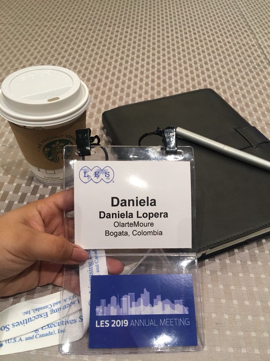 OlarteMoure's tweet photo. Daniela Lopera at #LES18 October 14 - 17, Boston
#OlarteMoure #Innovation #IntellectualProperty https://t.co/TNOme9BXGh