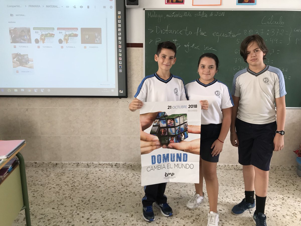 LaGoletaColegio's tweet photo. #domundgoleta | Nuestros compañeros nos ayudan a realizar la sensibilización del #Domund2018 y a concienciar a todos de la importancia de ser #misionero #lagoletacuentacontigo @OMP_ES https://t.co/iiEfcRU2e7