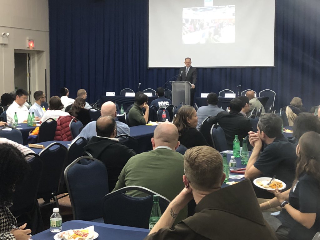 NYDISnet's tweet photo. The Director of the @DHSgov Center for Faith and Opportunity Initiatives @KevinsRule1 speaks at #FSCPP2018 about the integration of the Faith-Sector into emergency management. #HOWready #ReadyCongregation #ReligiousCompetency #CulturalCompetency https://t.co/ONiX4jqcHa