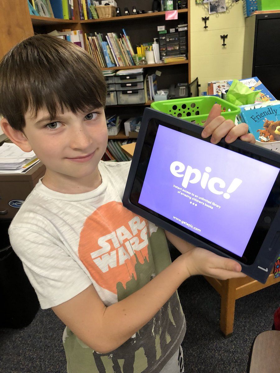 MadelineLearns's tweet photo. Dragonfly Tweet of the Week! We love our new 1:1 iPads! Alex says, “Some of my favorite apps we use are Math Doodles, ixl, &amp; sushi monster. I like to read on @EpicKidsBooks and create on @Seesaw ! 📱🌍🙌🏼 #primarylearns #LOGICLosd @WestridgeES https://t.co/fzNnpeSYGC