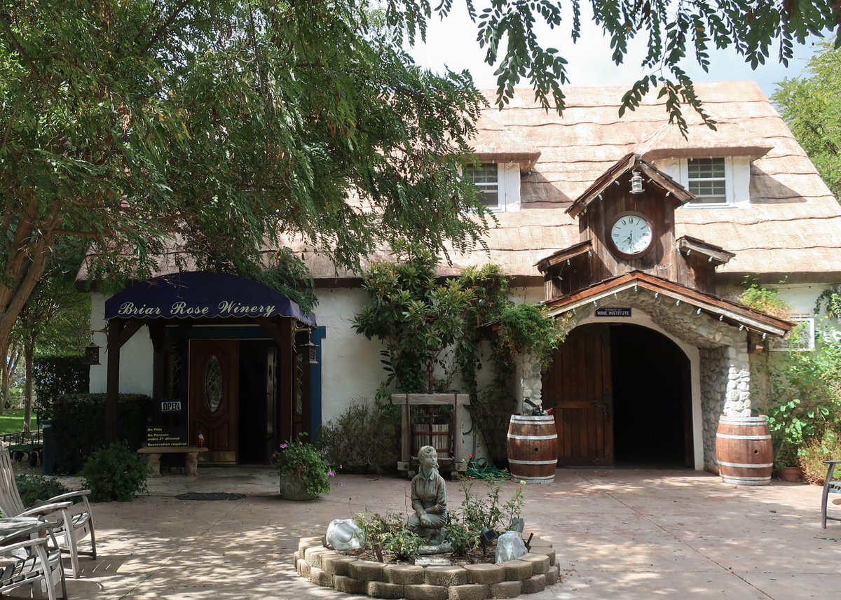 LocalWally's tweet image. Absolutely the strangest winery I have ever been to.  Designed to look like Snow White's cottage, Disney music blasting, and everyone acting like this is normal.  You have to go!  @briarrosewinery