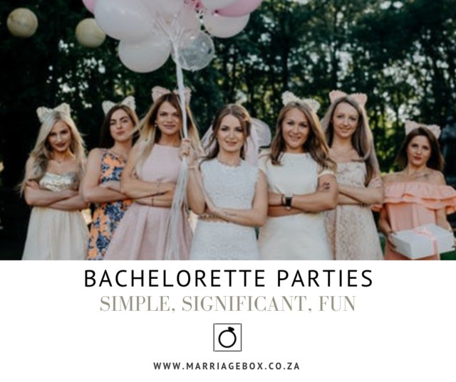 Bachelorette parties for brides to be!  Simple, significant, fun!  marriagebox.co.za  #eventstoremember #significantevents #significantmarriageevents #marriagebox #boutiqueevents #significanttimes