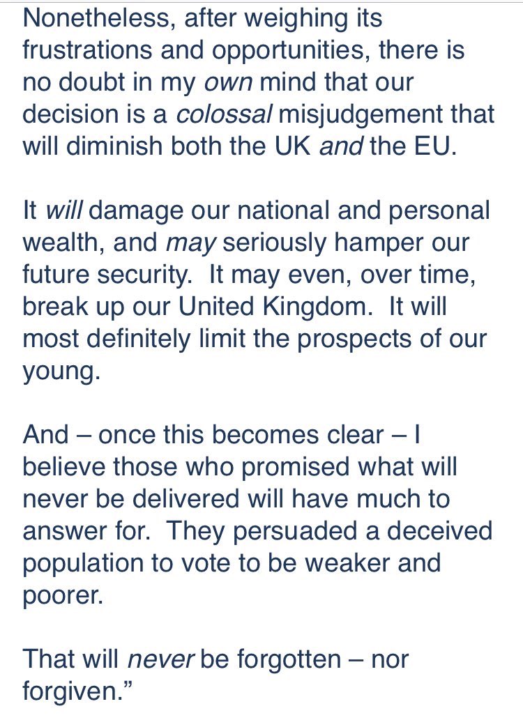 Andrew_Adonis's tweet image. John Major this evening. Wow